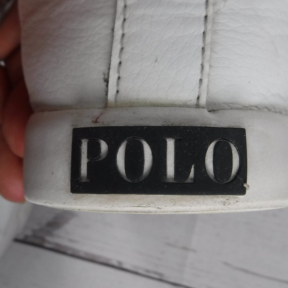 Polo by ralph lauren green & white sneaker  2 1/2 - Picture 9 of 13